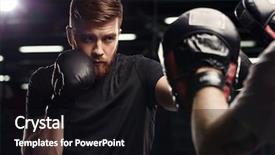  Presentation with nutrition physical activity - Presentation design with nutrition physical activity - photo of concentrated handsome young background and a black colored foreground