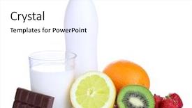  Presentation with food safety - Amazing presentation design having nutrition safety - allergenic food isolated on white backdrop and a white colored foreground