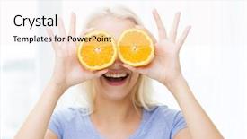  Presentation with healthy diet organic food - Cool new PPT layouts with nutrition teenagers - healthy eating organic food fruit backdrop and a sky blue colored foreground