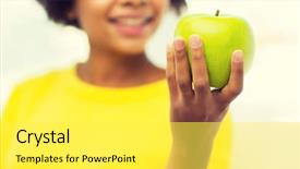  Presentation with young healthy people - Theme consisting of nutrition teenagers - people food healthy eating background and a white colored foreground