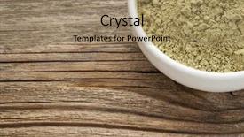  Presentation with vitamin b12 - PPT theme having nutritional supplement reach in iodine background and a coral colored foreground