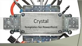  Presentation with construction work - Amazing slides having nuts bolts - construction background metal work tools backdrop and a light gray colored foreground