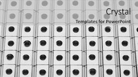  Presentation with silver abstract - Presentation theme with nuts in a row abstract background and a light gray colored foreground