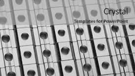  Presentation with nuts - Slides consisting of nuts in a row abstract background and a light gray colored foreground