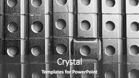  Presentation with nuts - Amazing presentation theme having nuts in a row abstract backdrop and a dark gray colored foreground