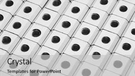  Presentation with nuts - Colorful slides enhanced with nuts in a row abstract backdrop and a  colored foreground