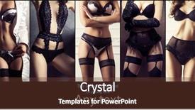  Presentation with sexy - Theme featuring nylon - different girls in sexy lingrie background and a tawny brown colored foreground