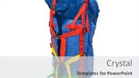  Presentation with tools - Slides featuring nylon-bags-hold-various-tools background and a light gray colored foreground