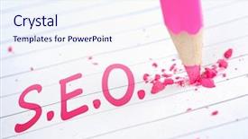 Presentation with pink - Slides featuring o e e - s e o word background and a  colored foreground