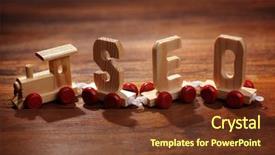  Presentation with search engine - Beautiful theme featuring o e e - search engine optimization seo internet backdrop and a  colored foreground