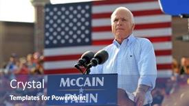  Presentation with rally - Slide set consisting of o-fallon-august-31-senator background and a ocean colored foreground