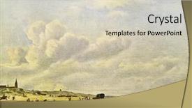  Presentation with reproduction - Audience pleasing slides consisting of o m - adriaen van de velde beach backdrop and a  colored foreground