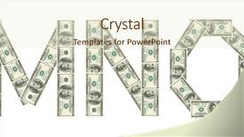  Presentation with white letters - Audience pleasing slide deck consisting of o m - letters m n o made backdrop and a  colored foreground