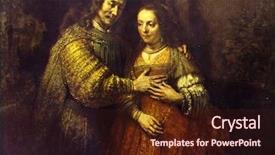  Presentation with reproduction - Cool new slides with o m - rembrandt van rijn 1606 -1669 backdrop and a wine colored foreground