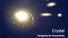  Presentation with night sky - Slide deck having o x - night sky filled with ufos background and a navy blue colored foreground