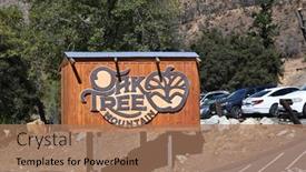  Presentation with grown - Cool new theme with oak-glen-california-10-oct backdrop and a coral colored foreground