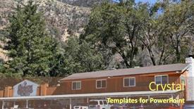  Presentation with grown - PPT layouts enhanced with oak-glen-california-10-oct background and a tawny brown colored foreground