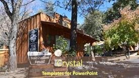  Presentation with oak forest - Audience pleasing slide deck consisting of oak-glen-california-10-oct backdrop and a violet colored foreground