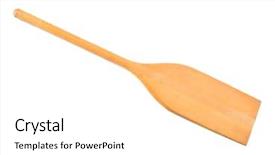  Presentation with geotechnical engineering soil boring boat - PPT layouts enhanced with oars - boat oar background and a white colored foreground