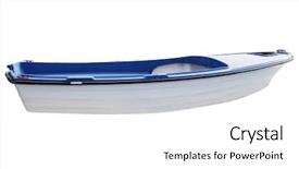  Presentation with boat - Amazing PPT layouts having oars - image of an oared boat backdrop and a white colored foreground