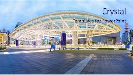  Presentation with oasis - Slide deck featuring oasis 21 in nagoya japan background and a light blue colored foreground