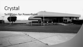  Presentation with impact - Presentation theme enhanced with obama - empty car dealership in black background and a white colored foreground