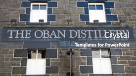  Presentation with single malt - Presentation theme consisting of oban-scotland-july-29th-2015 background and a gray colored foreground