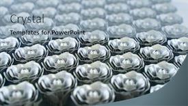  Presentation with shape - Beautiful PPT theme featuring object-of-rose-shape-printed backdrop and a light blue colored foreground