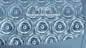  Presentation with shape - Presentation theme consisting of object-of-rose-shape-printed background and a teal colored foreground