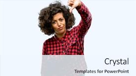  Presentation with weight loss woman showing - Cool new PPT theme with objections successes - beautiful arab woman showing thumbs backdrop and a  colored foreground
