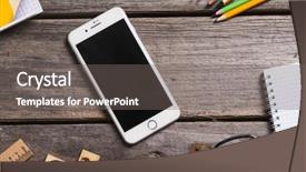  Presentation with education supplies - Beautiful presentation theme featuring objects for education school supplies backdrop and a gray colored foreground