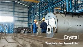  Presentation with quality control - Colorful presentation design enhanced with observations while checking the quality backdrop and a violet colored foreground