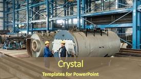  Presentation with quality control - Beautiful PPT theme featuring observations while checking the quality backdrop and a violet colored foreground