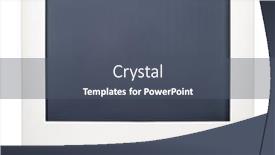  Presentation with obsolete - Slide set with obsolete-crt-computer-monitor background and a dark gray colored foreground