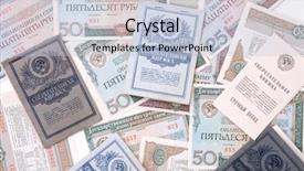  Presentation with obsolete - Slide deck featuring obsolete money background background and a light blue colored foreground