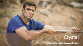  Presentation with obstacle course - Audience pleasing slides consisting of obstacle course in boot camp backdrop and a  colored foreground