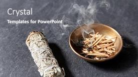  Presentation with sage - Slides featuring occult-science-and-supernatural-concept background and a gray colored foreground