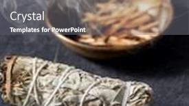  Presentation with sage - Audience pleasing slide deck consisting of occult-science-and-supernatural-concept backdrop and a gray colored foreground