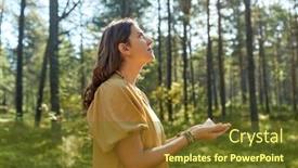  Presentation with ritual - Audience pleasing slide deck consisting of occult-science-and-supernatural-concept backdrop and a tawny brown colored foreground