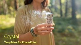  Presentation with sage - Slides having occult-science-and-supernatural-concept background and a  colored foreground