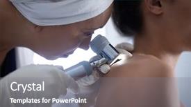  Presentation with race - Colorful presentation theme enhanced with occupational health controls - side view of a mature backdrop and a gray colored foreground