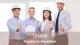  Presentation with architects - Beautiful slide set featuring occupational safety - business architecture and office concept backdrop and a  colored foreground