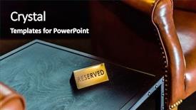  Presentation with copyright c naoki usuyama all rights reserved - Theme having restuarant - reserved sign on a table background and a black colored foreground