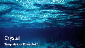  Presentation with sand ocean - PPT theme with ocean - background sand on the beach background and a ocean colored foreground