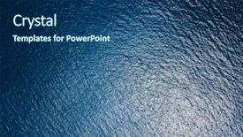  Presentation with ocean surface - Colorful PPT layouts enhanced with ocean - sea surface aerial view backdrop and a ocean colored foreground