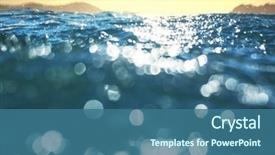  Presentation with ocean wave - Audience pleasing PPT layouts consisting of ocean - sea wave backdrop and a ocean colored foreground