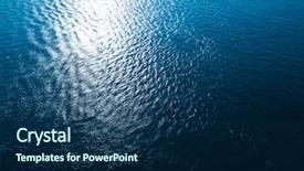  Presentation with current - Amazing PPT layouts having ocean currents - sea surfase aerial view strong backdrop and a navy blue colored foreground