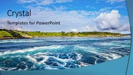  Presentation with norway - Colorful theme enhanced with ocean currents - whirlpools of the maelstrom backdrop and a light blue colored foreground