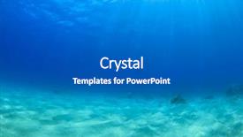  Presentation with sea floor - Slides with ocean floor - underwater background in the sea background and a gray colored foreground