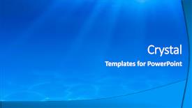  Presentation with underwater - Slides consisting of ocean floor - underwater blue background background and a gray colored foreground